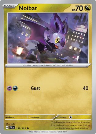 Noibat 152 - [SV02 Paldea Evolved] Reverse Holofoil