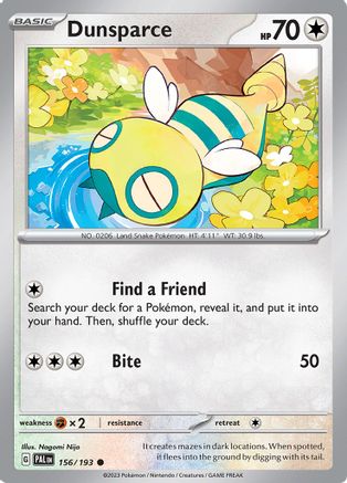 Dunsparce 156 - [SV02 Paldea Evolved]