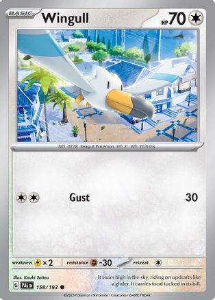 Wingull 158 - [SV02 Paldea Evolved] Reverse Holofoil