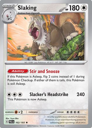 Slaking 162 - [SV02 Paldea Evolved] Holofoil