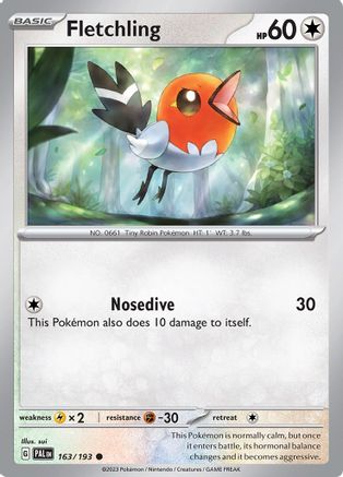 Fletchling 163 - [SV02 Paldea Evolved]