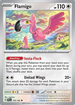 Flamigo 170 - [SV02 Paldea Evolved]