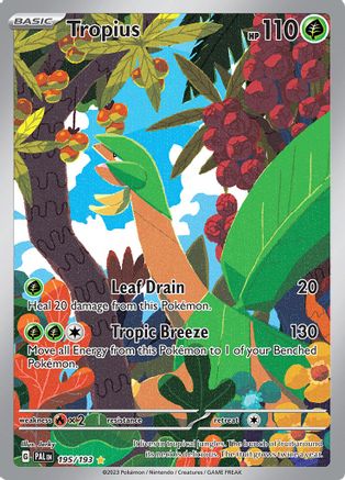 Tropius - 195/193 195 - [SV02 Paldea Evolved] Holofoil