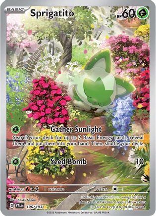 Sprigatito - 196/193 196 - [SV02 Paldea Evolved] Holofoil