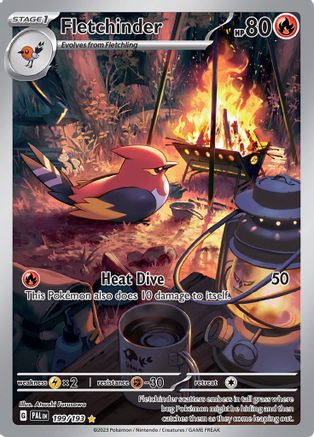 Fletchinder - 199/193 199 - [SV02 Paldea Evolved] Holofoil