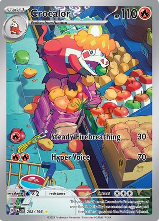Crocalor - 202/193 202 - [SV02 Paldea Evolved] Holofoil