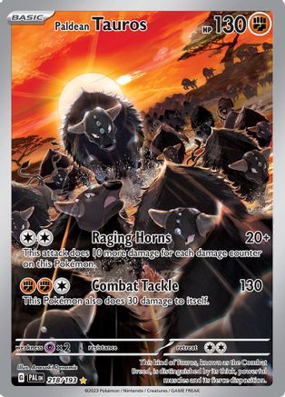 Paldean Tauros - 218/193 218 - [SV02 Paldea Evolved] Holofoil