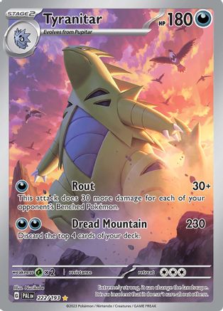 Tyranitar - 222/193 222 - [SV02 Paldea Evolved] Holofoil