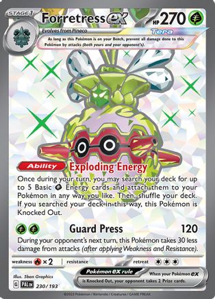 Forretress ex - 230/193 230 - [SV02 Paldea Evolved] Holofoil
