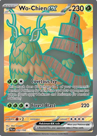 Wo-Chien ex - 232/193 232 - [SV02 Paldea Evolved] Holofoil