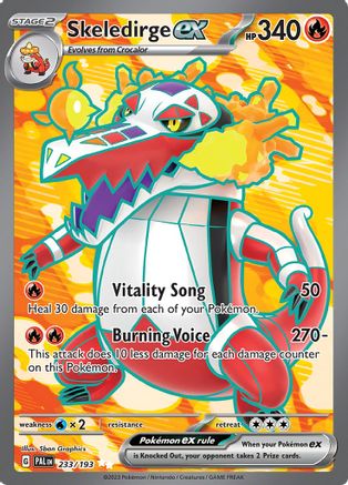 Skeledirge ex - 233/193 233 - [SV02 Paldea Evolved] Holofoil