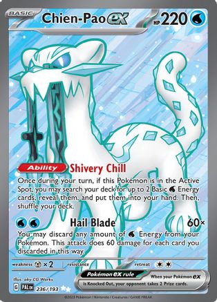 Chien-Pao ex - 236/193 236 - [SV02 Paldea Evolved] Holofoil