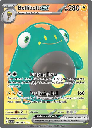 Bellibolt ex - 237/193 237 - [SV02 Paldea Evolved] Holofoil