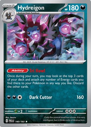 Hydreigon 140 - [SV02 Paldea Evolved] Holofoil