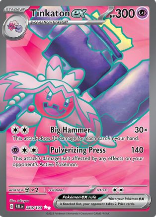 Tinkaton ex - 240/193 240 - [SV02 Paldea Evolved] Holofoil