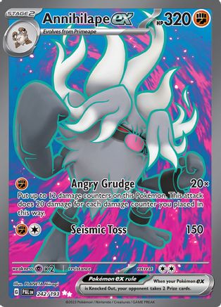 Annihilape ex - 242/193 242 - [SV02 Paldea Evolved] Holofoil