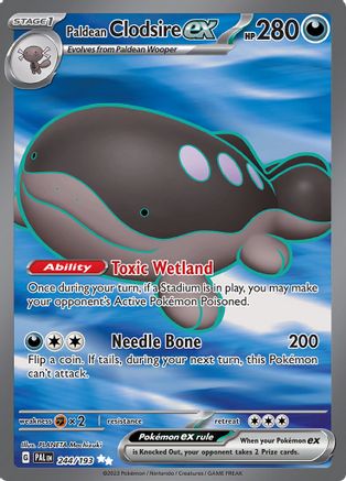 Paldean Clodsire ex - 244/193 244 - [SV02 Paldea Evolved] Holofoil