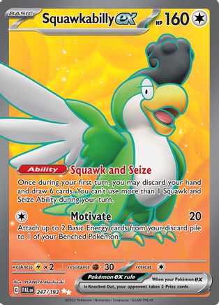 Squawkabilly ex - 247/193 247 - [SV02 Paldea Evolved] Holofoil