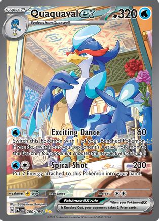 Quaquaval ex - 260/193 260 - [SV02 Paldea Evolved] Holofoil