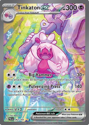 Tinkaton ex - 262/193 262 - [SV02 Paldea Evolved] Holofoil