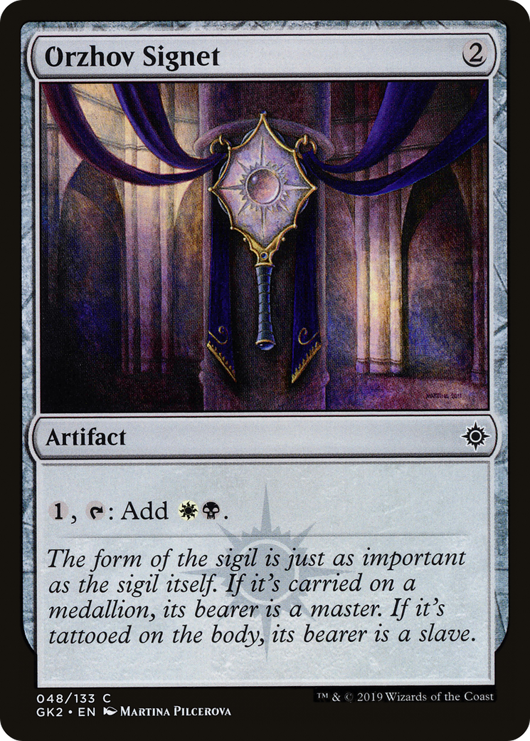 Orzhov Signet (GK2-048) [RNA Guild Kit]