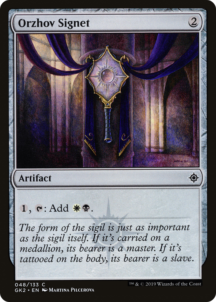 Orzhov Signet (GK2-048) [RNA Guild Kit]