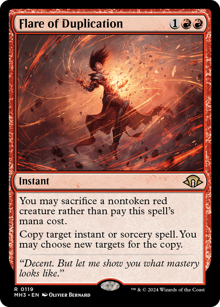 Flare of Duplication (MH3-119) [Modern Horizons 3] Foil