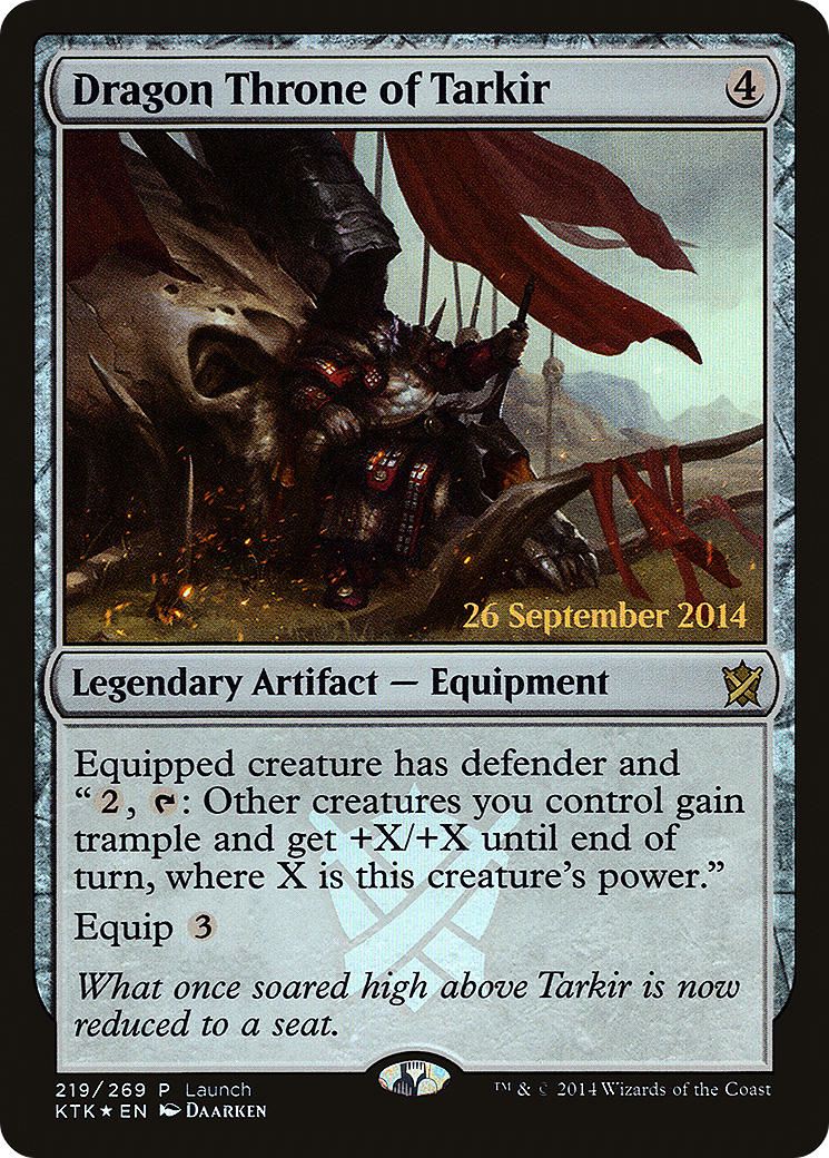 Dragon Throne of Tarkir (LARP-219) [Khans of Tarkir Promos] Foil