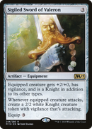 Sigiled Sword of Valeron (M19-244) [Core Set 2019] Foil