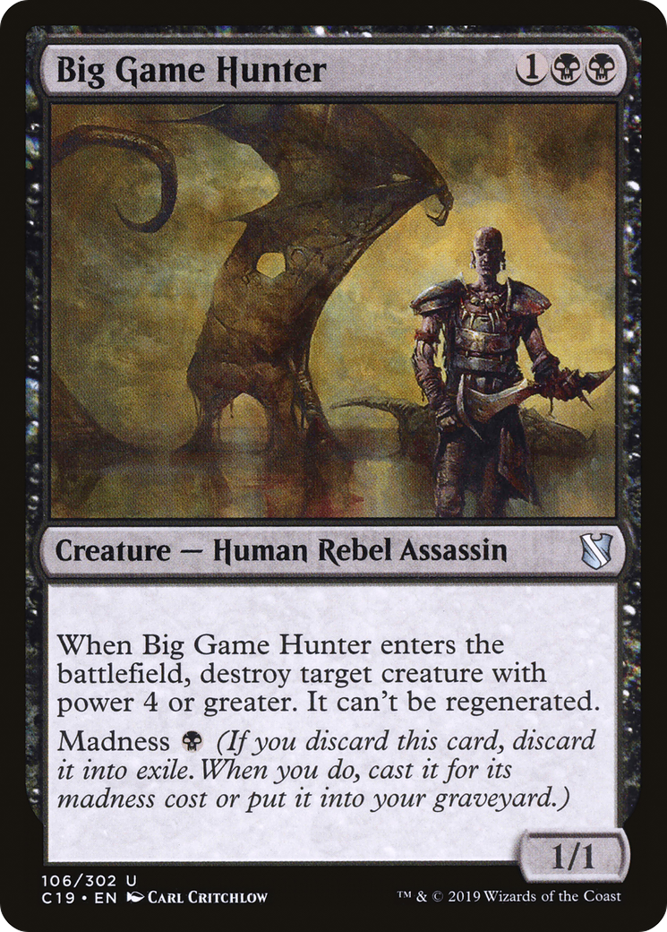 Big Game Hunter (C19-106) [Commander 2019]
