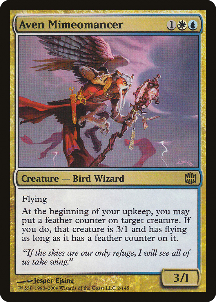 Aven Mimeomancer (ARB-002) [Alara Reborn]