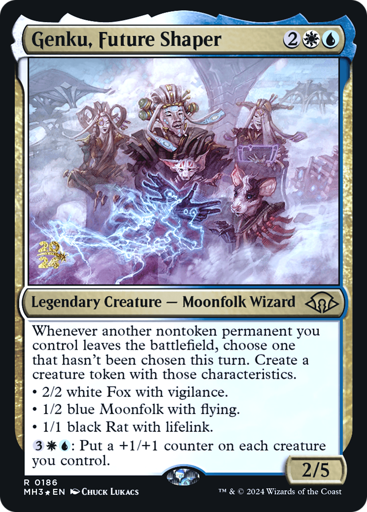 Genku, Future Shaper (PRE-186S) [Modern Horizons 3 Promos] Foil