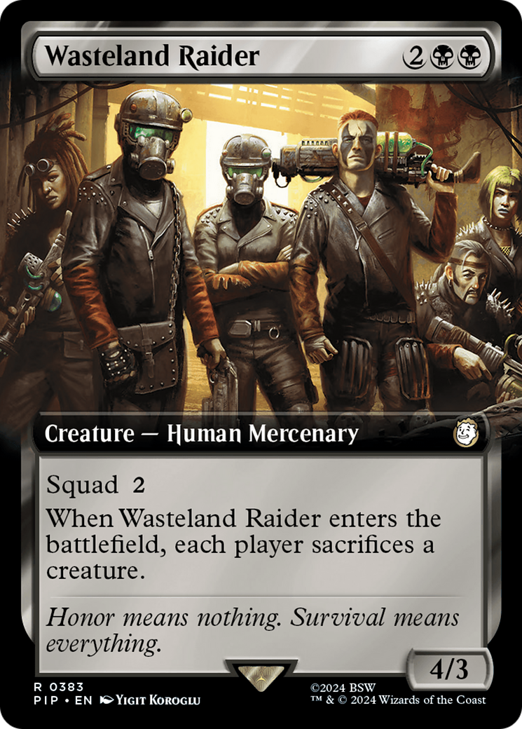 Wasteland Raider (PIP-383) [Fallout]: (Extended Art)