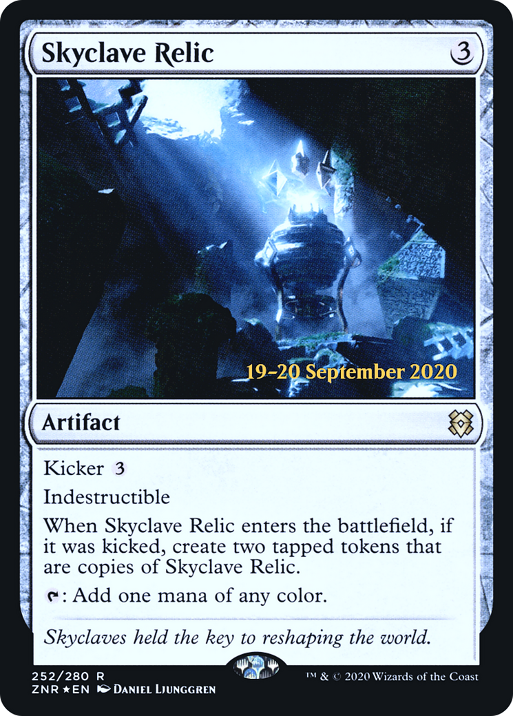 Skyclave Relic (PRE-252S) [Zendikar Rising Promos] Foil