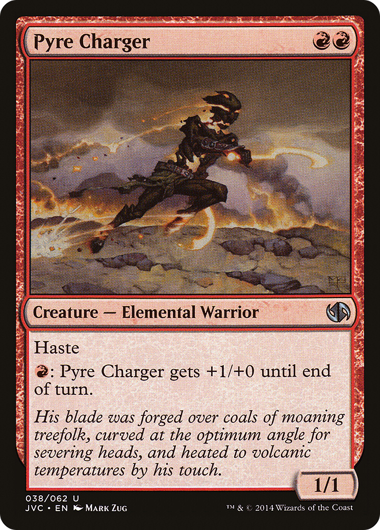 Pyre Charger (DD3-038) [Duel Decks Anthology: Jace vs. Chandra]