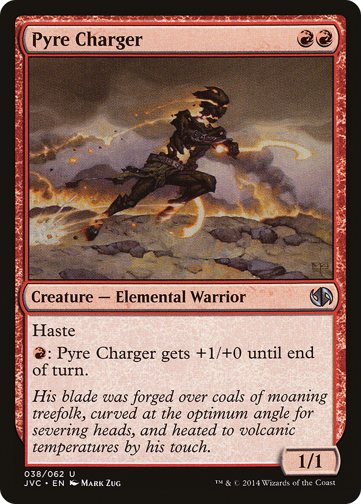 Pyre Charger (DD3-038) [Duel Decks Anthology: Jace vs. Chandra]