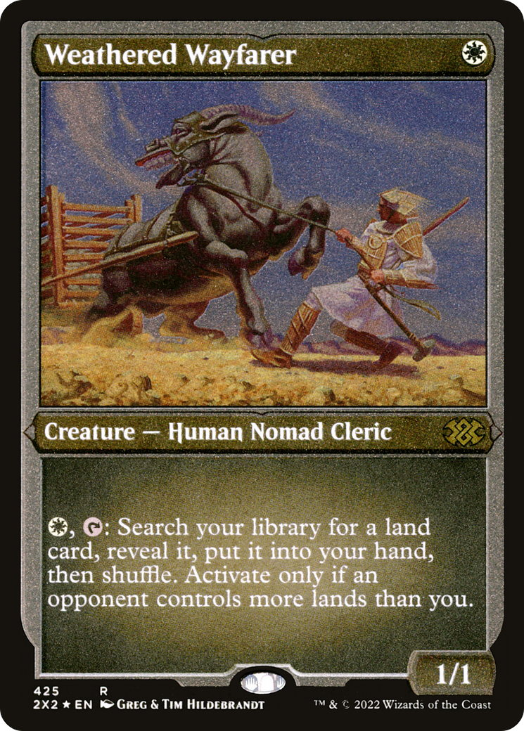 Weathered Wayfarer (Foil Etched) (2X2-425) [Double Masters 2022] Foil