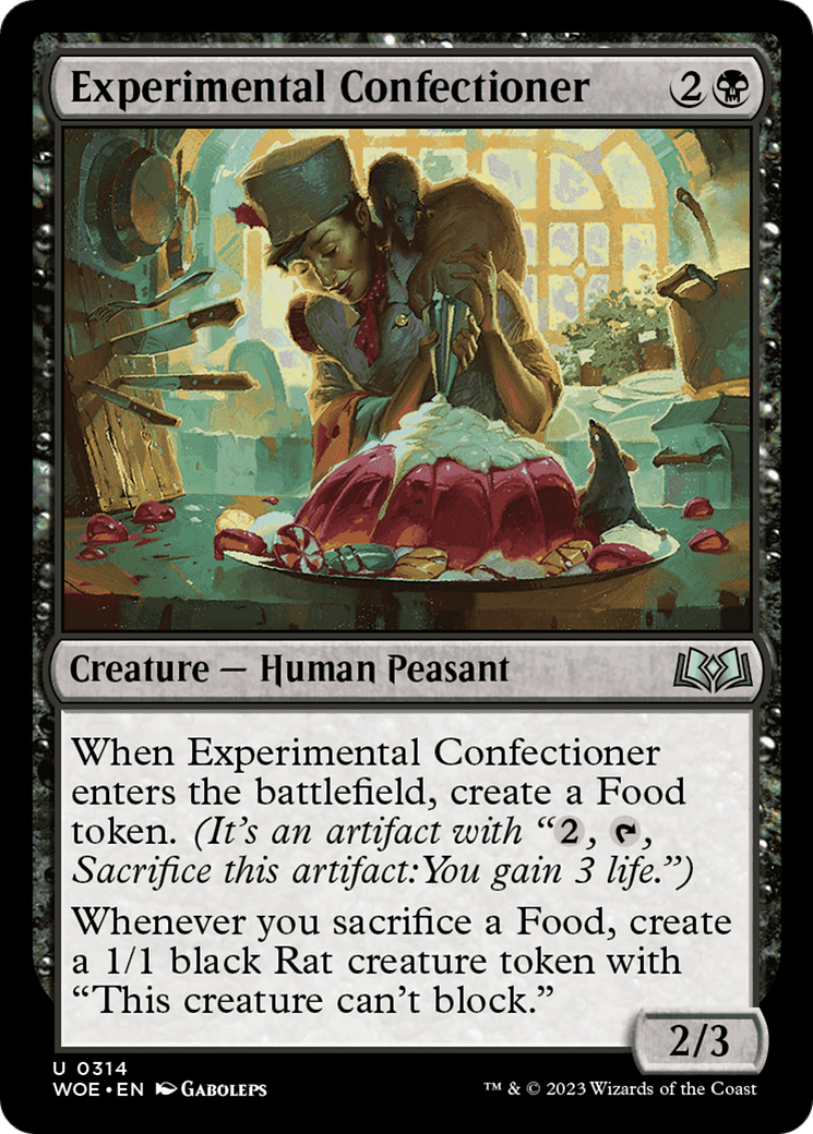 Experimental Confectioner (WOE-314) [Wilds of Eldraine] Foil