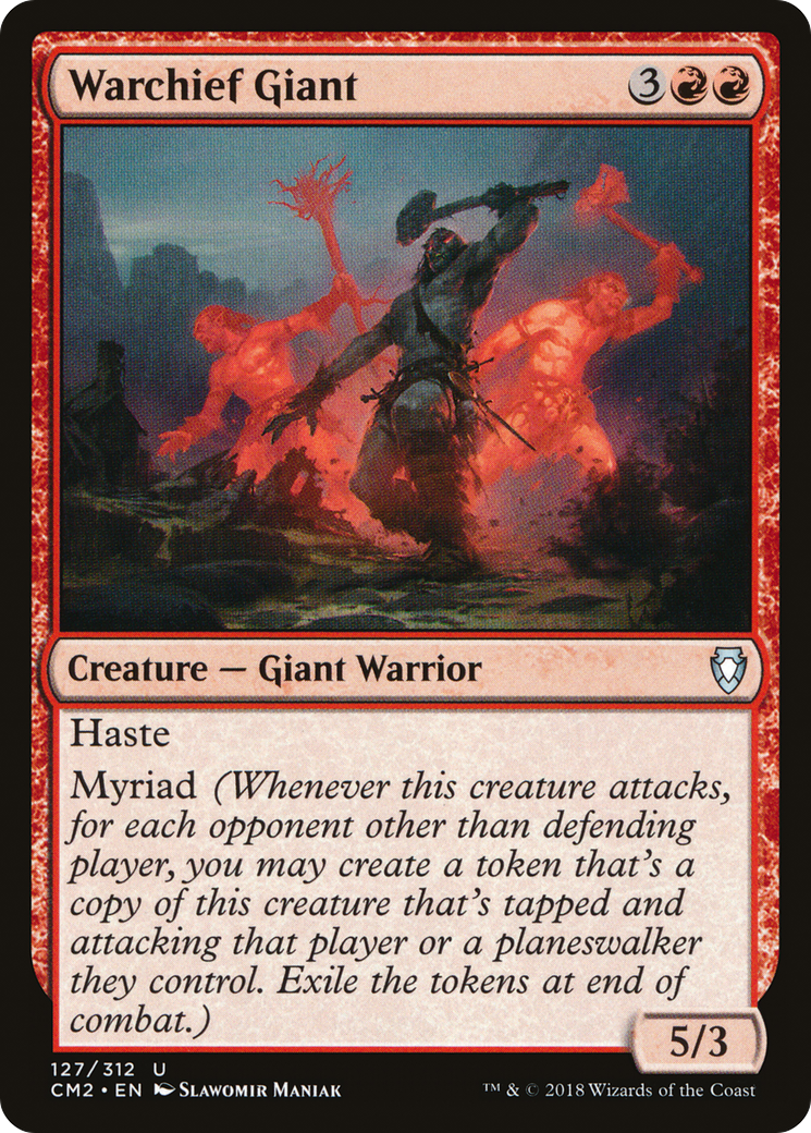 Warchief Giant (CM2-127) [Commander Anthology Volume II]