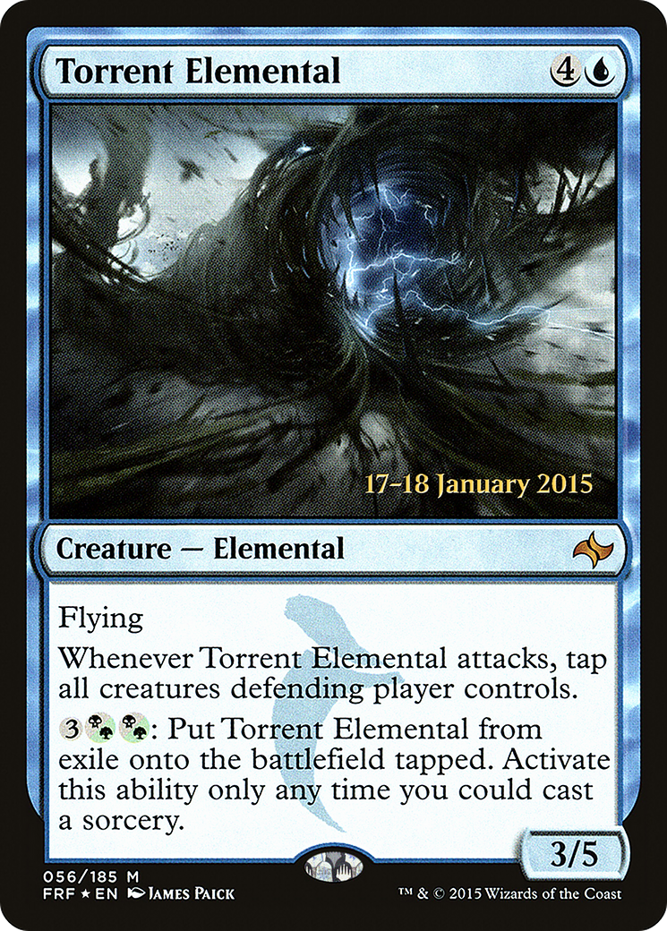 Torrent Elemental (PRE-56S) [Fate Reforged Promos] Foil