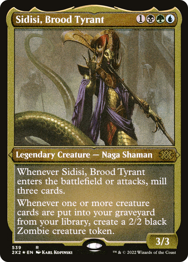Sidisi, Brood Tyrant (Foil Etched) (2X2-539) [Double Masters 2022] Foil