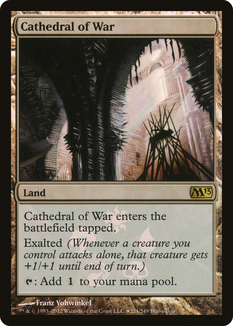 Cathedral of War (BABP-221★) [Magic 2013 Promos] Foil