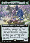 Kosei, Penitent Warlord (Extended Art) (NEC-067) [Neon Dynasty Commander]
