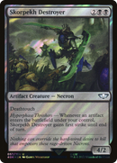 Skorpekh Destroyer (Surge Foil) (40K-057) [Warhammer 40,000 Commander] Foil