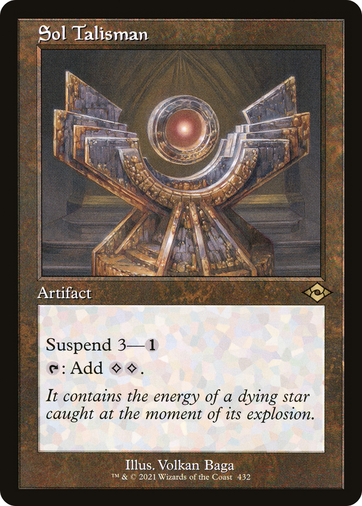 Sol Talisman (Retro Frame) (MH2-432) [Modern Horizons 2]