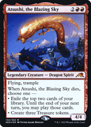 Atsushi, the Blazing Sky (PRE-134) [Kamigawa: Neon Dynasty Promos] Foil