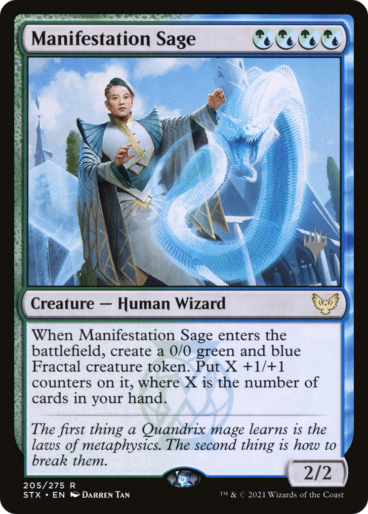 Manifestation Sage (PPSTX-205P) [Promo Pack: Strixhaven: School of Mages Promos]