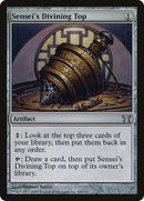Sensei's Divining Top (CHK-268) [Champions of Kamigawa] Foil