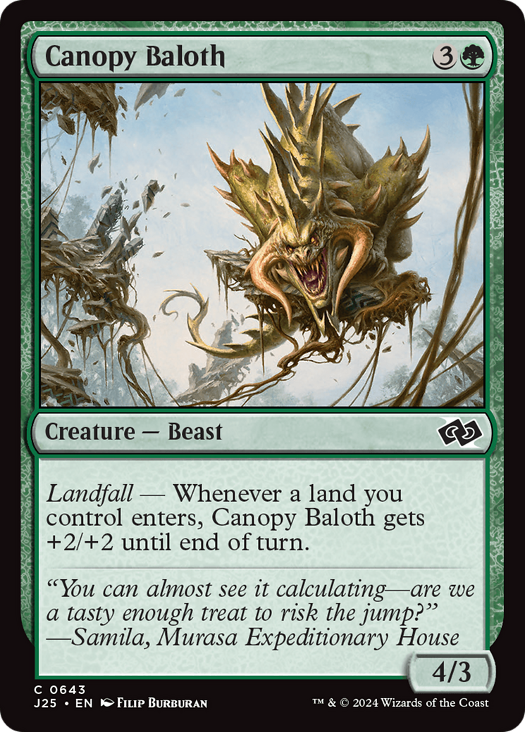 Canopy Baloth (J25-643) [Foundations Jumpstart]