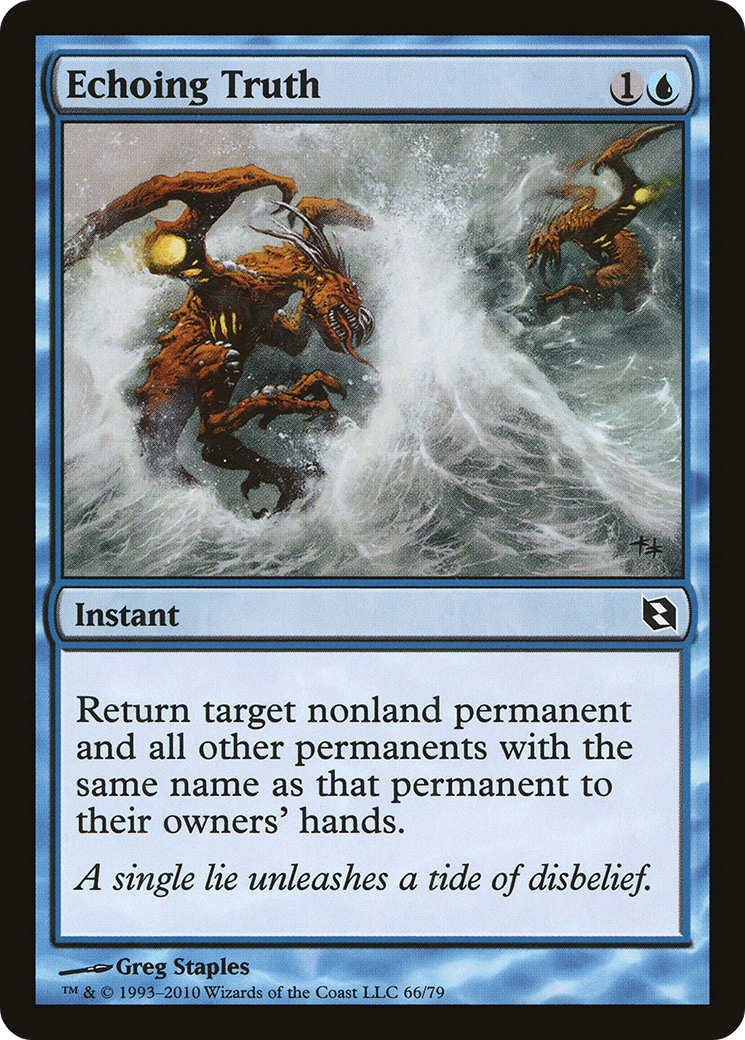 Echoing Truth (DDF-066) [Duel Decks: Elspeth vs. Tezzeret]